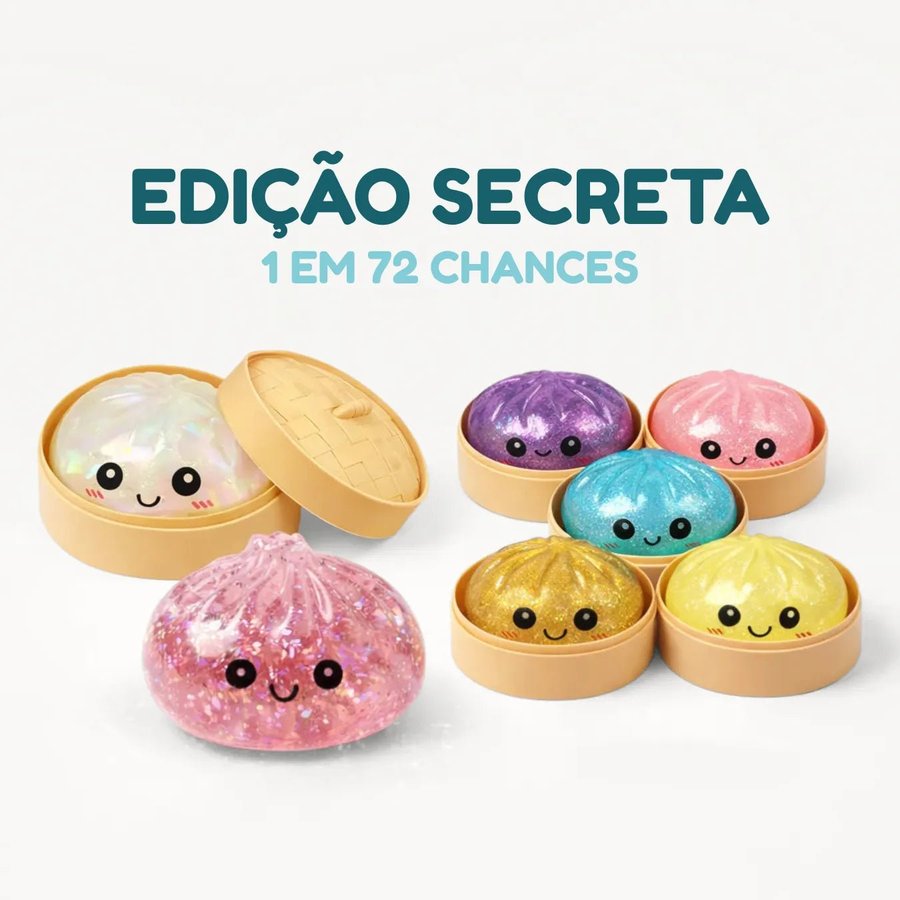 Squishy Pãozinho Surpresa Infantil Macio e Colecionável — imagem 3
