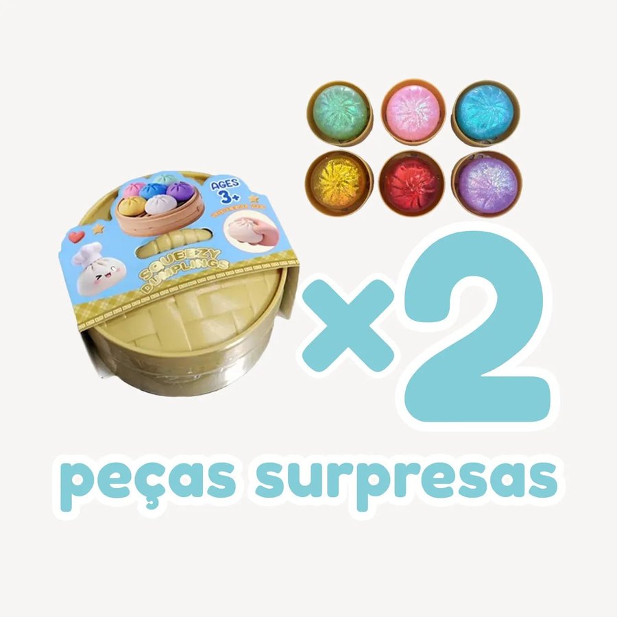 Squishy Pãozinho Surpresa Infantil Macio e Colecionável — imagem 9