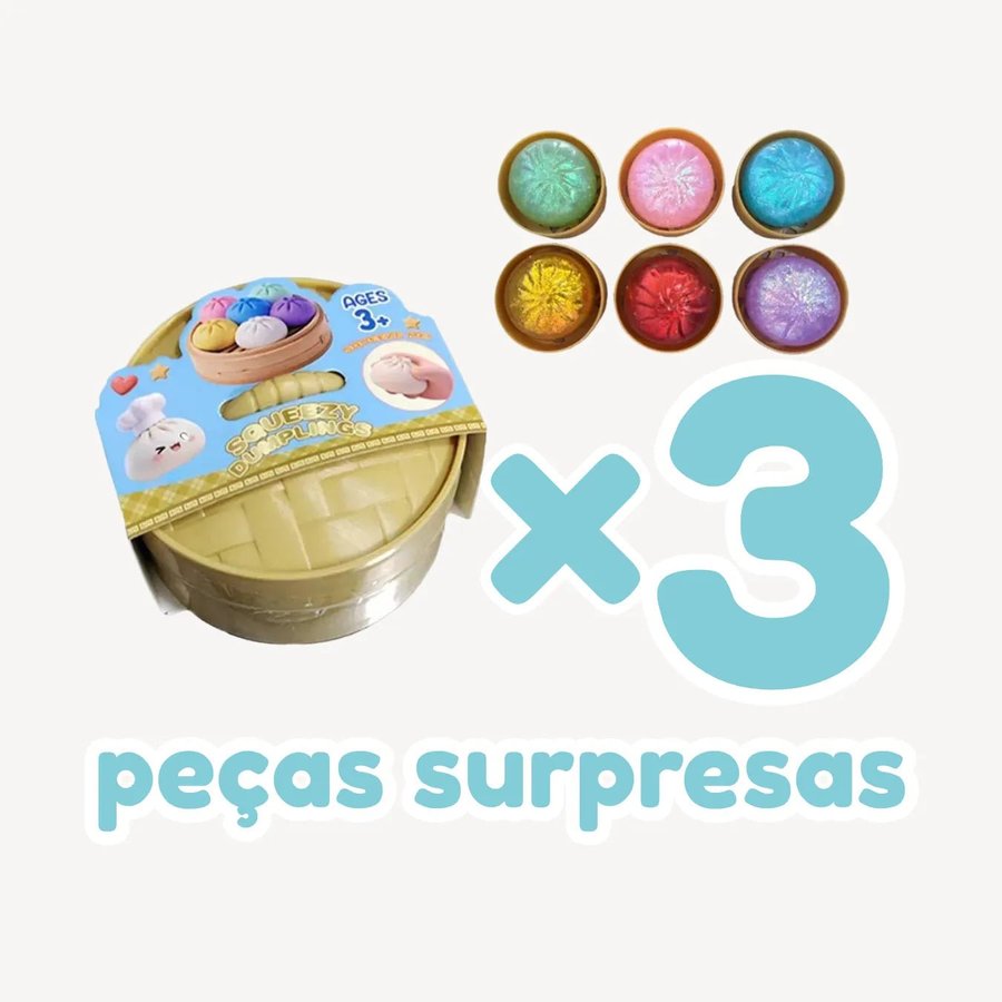Squishy Pãozinho Surpresa Infantil Macio e Colecionável — imagem 11