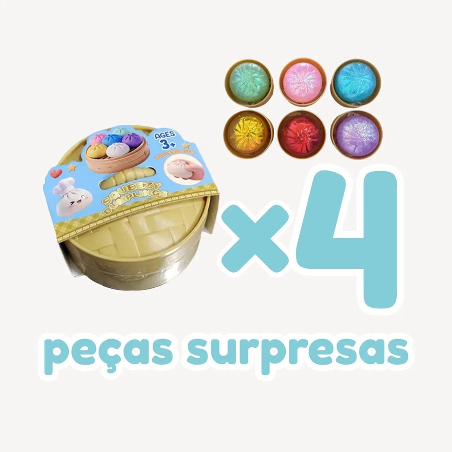Squishy Pãozinho Surpresa Infantil Macio e Colecionável — imagem 13