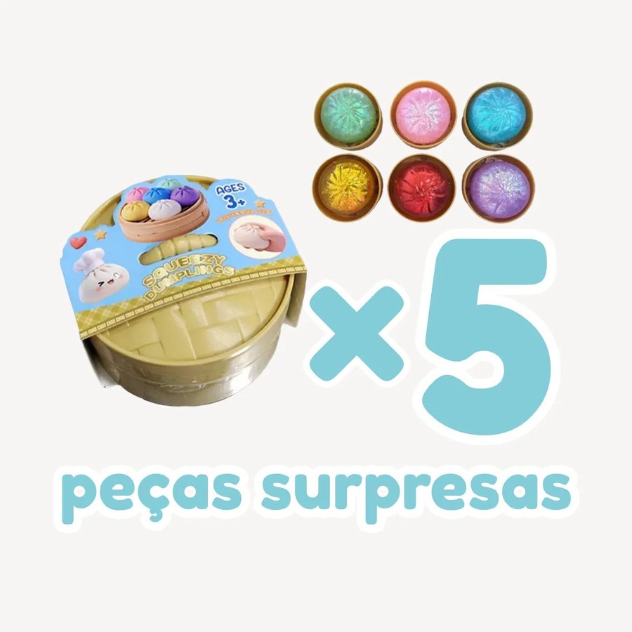 Squishy Pãozinho Surpresa Infantil Macio e Colecionável — imagem 15
