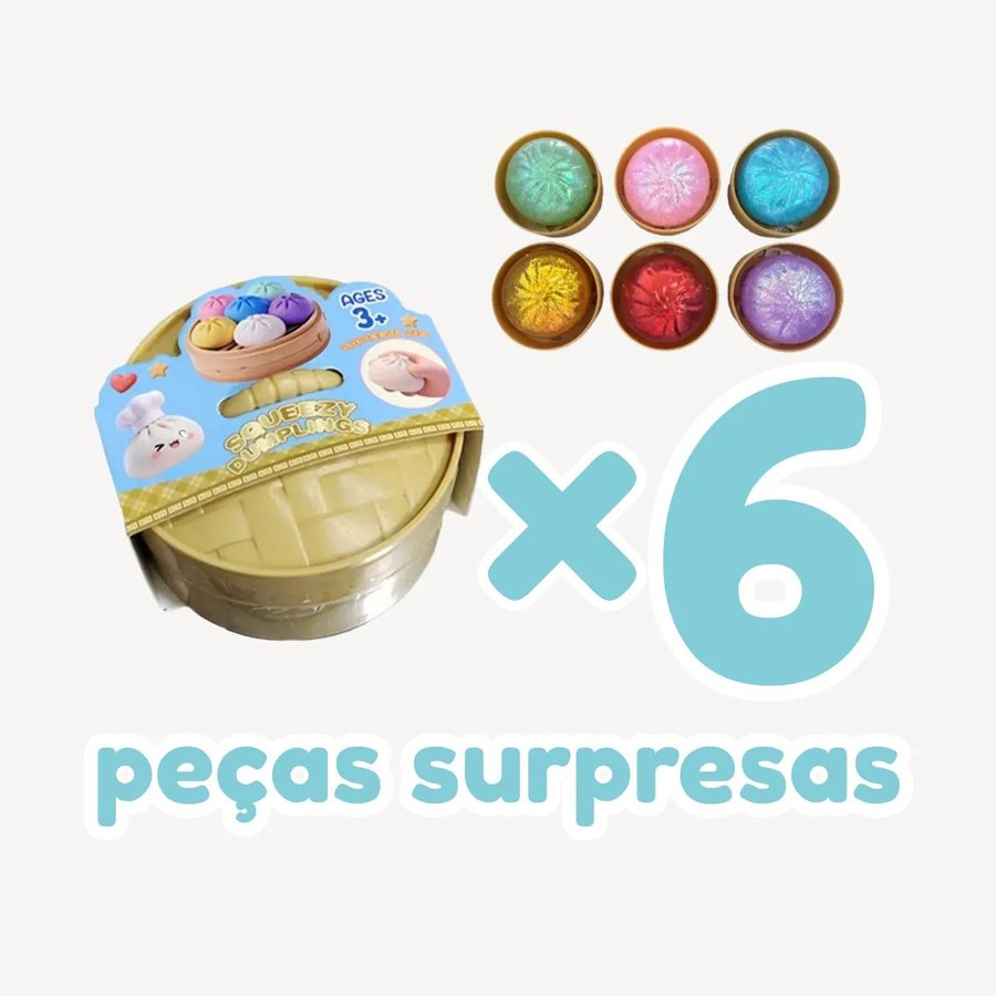 Squishy Pãozinho Surpresa Infantil Macio e Colecionável — imagem 17